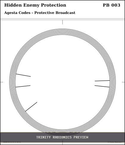 Temple Space Radial radionics card preview