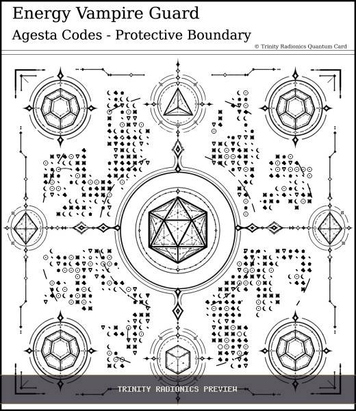 Mirror Ward Quantum radionics card preview - Clearing, Neutralising & Return-to-Sender - Quantum