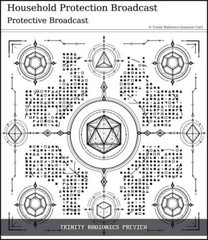 Negative Thought Deflection Quantum radionics card preview