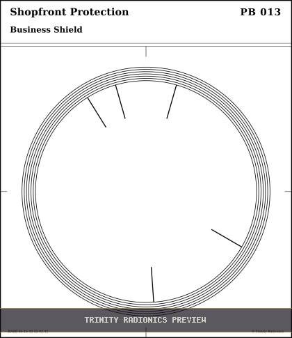 Travel Protection Grid Radial radionics card preview