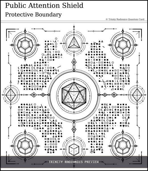 Iron Boundary Quantum radionics card preview - Boundaries, Seals & Perimeters - Quantum
