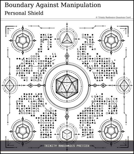 Calm Perimeter Quantum radionics card preview - Boundaries, Seals & Perimeters - Quantum