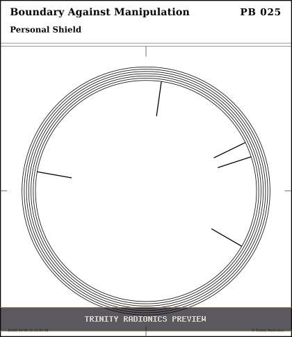 Calm Perimeter Radial radionics card preview