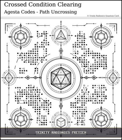 Crossed Condition Clearing Quantum radionics card preview