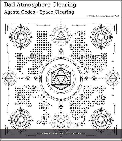Bad Atmosphere Clearing Quantum radionics card preview - Clearing & Return Operations - Quantum / Premium