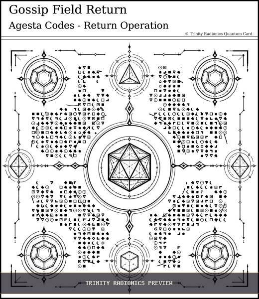 Gossip Field Return Quantum radionics card preview - Clearing & Return Operations - Quantum / Premium