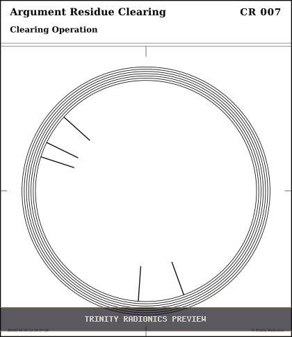 Argument Residue Clearing Radial radionics card preview