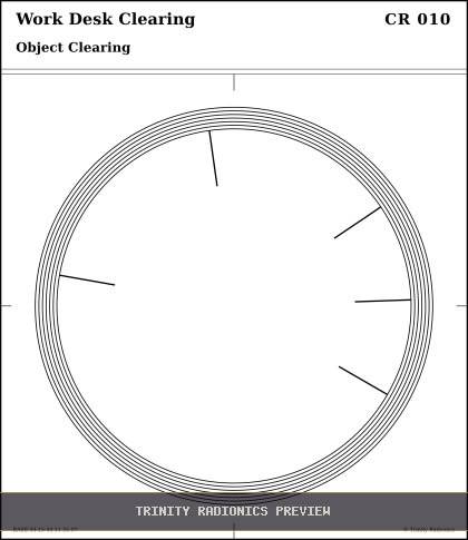 Work Desk Clearing Radial radionics card preview