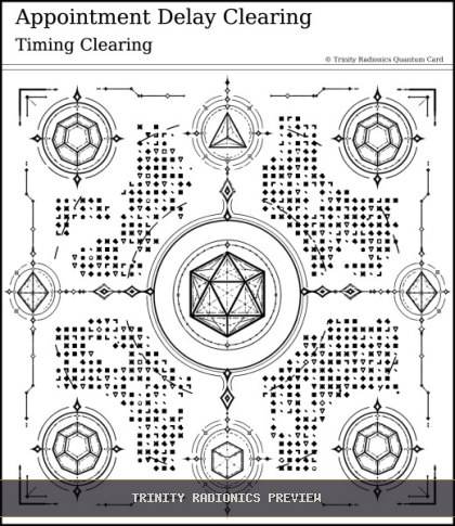 Appointment Delay Clearing Quantum radionics card preview