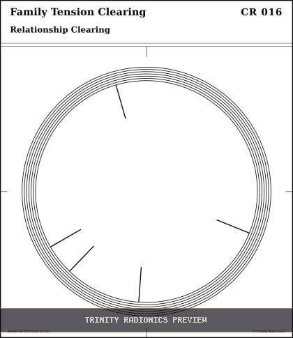 Family Tension Clearing Radial radionics card preview