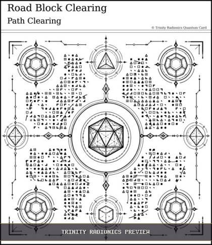 Road Block Clearing Quantum radionics card preview