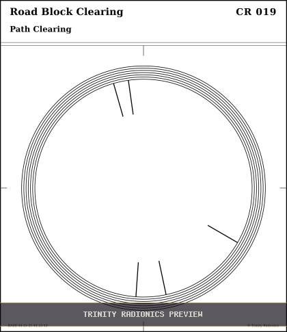 Road Block Clearing Radial radionics card preview