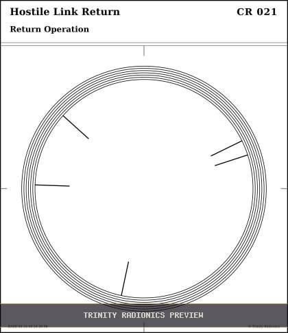 Hostile Link Return Radial radionics card preview
