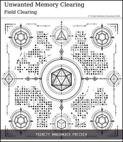 Unwanted Memory Clearing Quantum radionics card preview