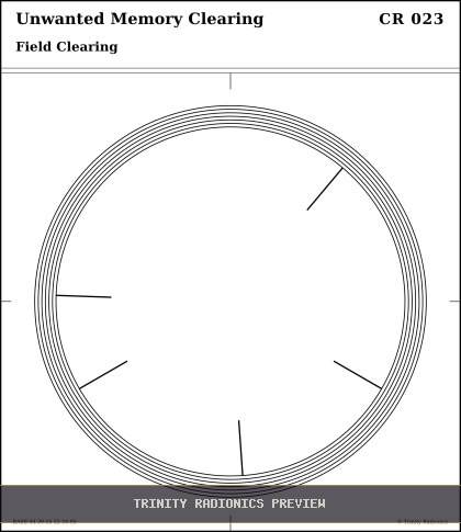 Unwanted Memory Clearing Radial radionics card preview