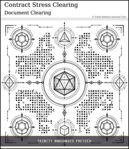 Contract Stress Clearing Quantum radionics card preview