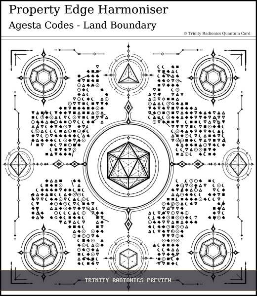 Property Edge Harmoniser Quantum radionics card preview - Boundaries, Seals & Perimeters - Quantum / Premium
