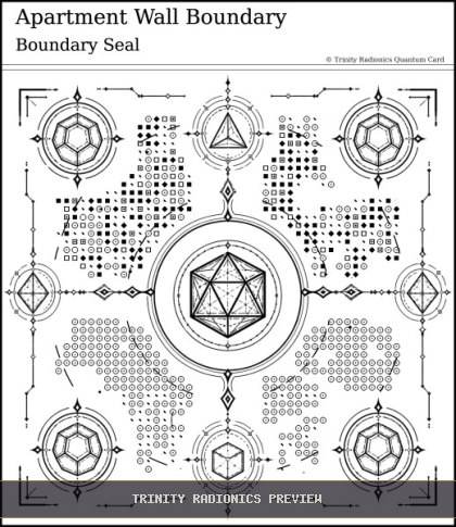 Apartment Wall Boundary Quantum radionics card preview