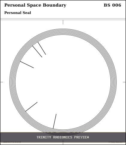 Personal Space Boundary Radial radionics card preview
