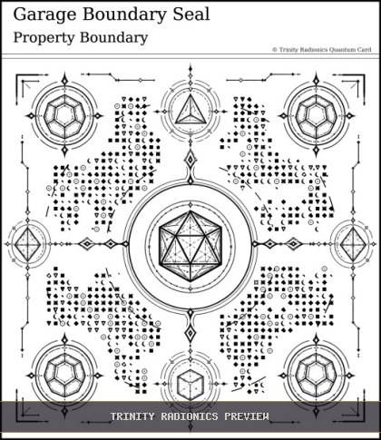 Garage Boundary Seal Quantum radionics card preview