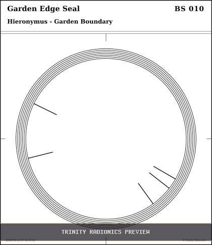 Garden Edge Seal Radial radionics card preview