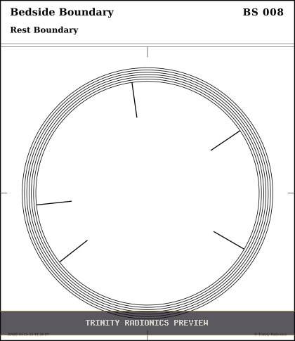 Bedside Boundary Radial radionics card preview