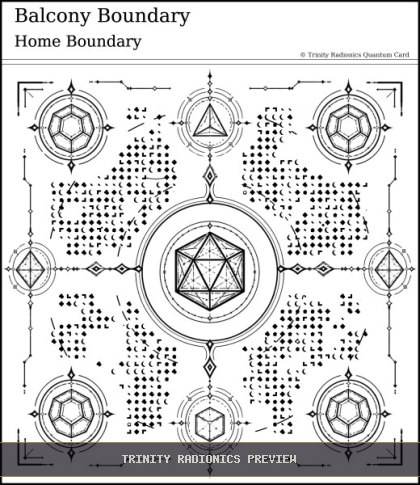 Balcony Boundary Quantum radionics card preview
