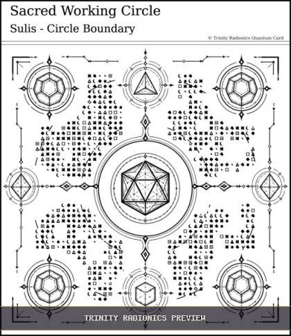 Sacred Working Circle Quantum radionics card preview