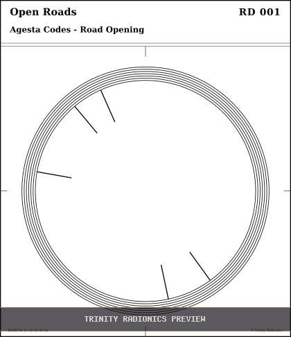 Open Roads Radial radionics card preview