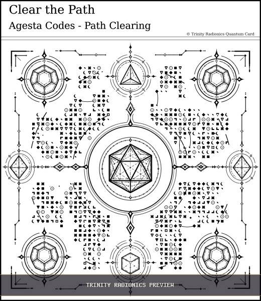 Clear the Path Quantum radionics card preview - Roads, Doors & Timing - Quantum / Premium
