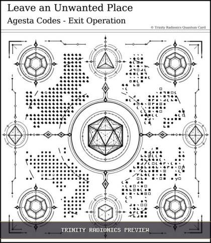 Leave an Unwanted Place Quantum radionics card preview