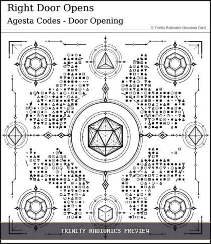 Right Door Opens Quantum radionics card preview