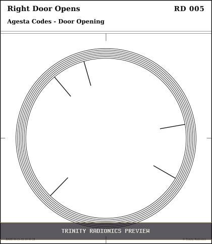 Right Door Opens Radial radionics card preview
