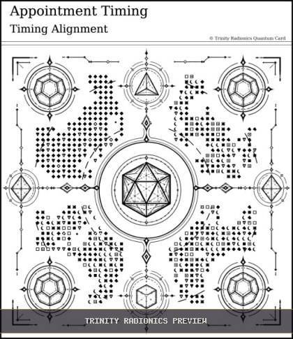 Appointment Timing Quantum radionics card preview