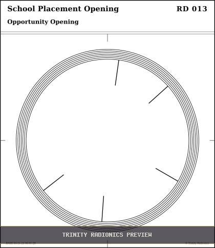 School Placement Opening Radial radionics card preview