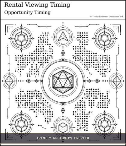 Rental Viewing Timing Quantum radionics card preview