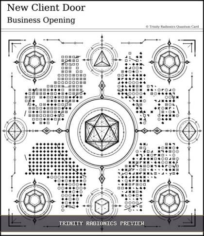 New Client Door Quantum radionics card preview