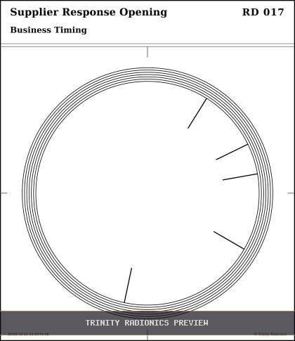 Supplier Response Opening Radial radionics card preview
