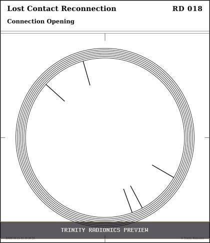 Lost Contact Reconnection Radial radionics card preview