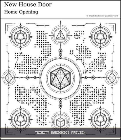 New House Door Quantum radionics card preview