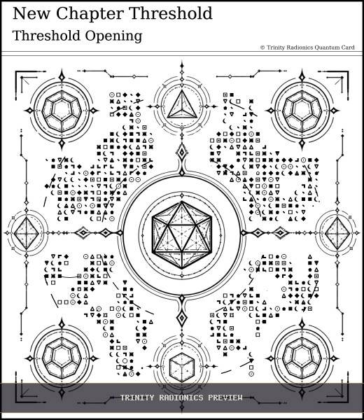 New Chapter Threshold Quantum radionics card preview - Roads, Doors & Timing - Quantum