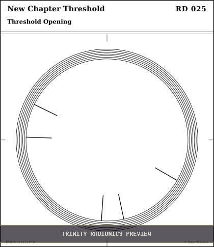 New Chapter Threshold Radial radionics card preview