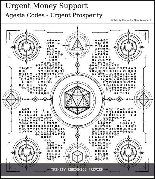 Urgent Money Support Quantum radionics card preview - Work, Money & Prosperity - Quantum / Premium