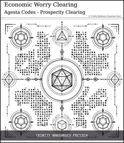 Economic Worry Clearing Quantum radionics card preview