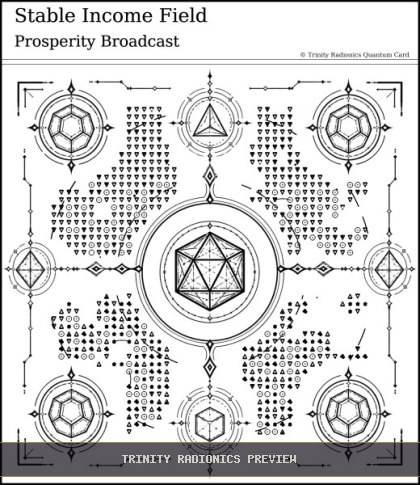 Stable Income Field Quantum radionics card preview