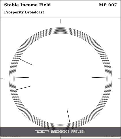 Stable Income Field Radial radionics card preview