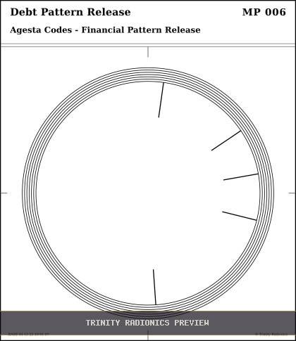 Debt Pattern Release Radial radionics card preview