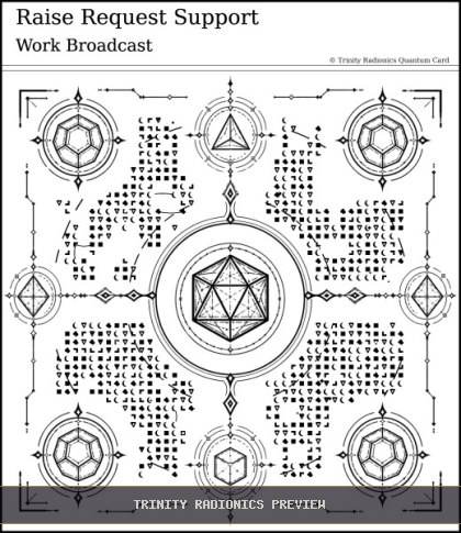 Raise Request Support Quantum radionics card preview
