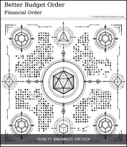 Better Budget Order Quantum radionics card preview