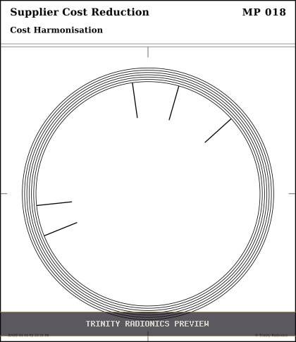 Supplier Cost Reduction Radial radionics card preview